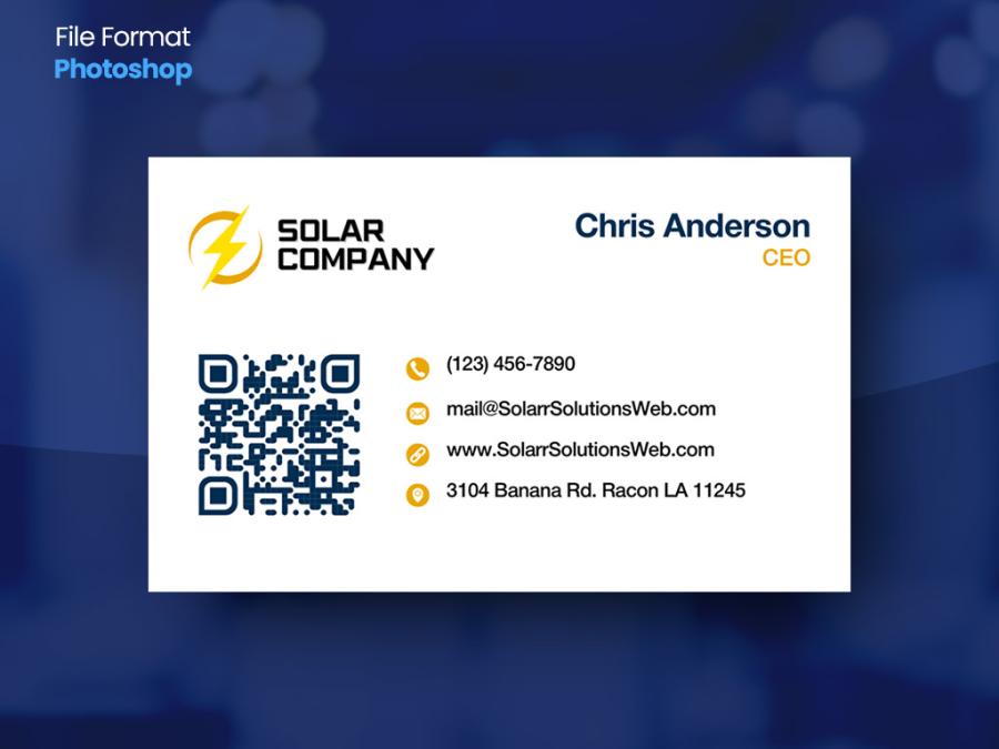 Free Horizontal Business Card Mockup Template